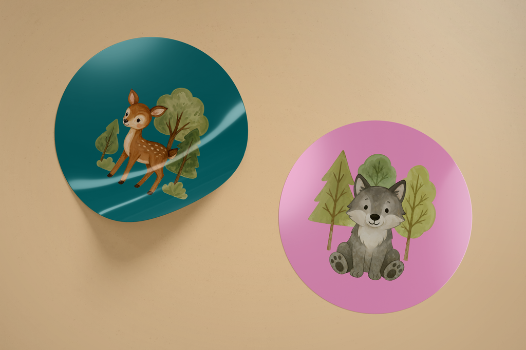 Watercolor Woodland Animals Clipart: Boho Nursery Decor set of 15 PNG (Digital Product)