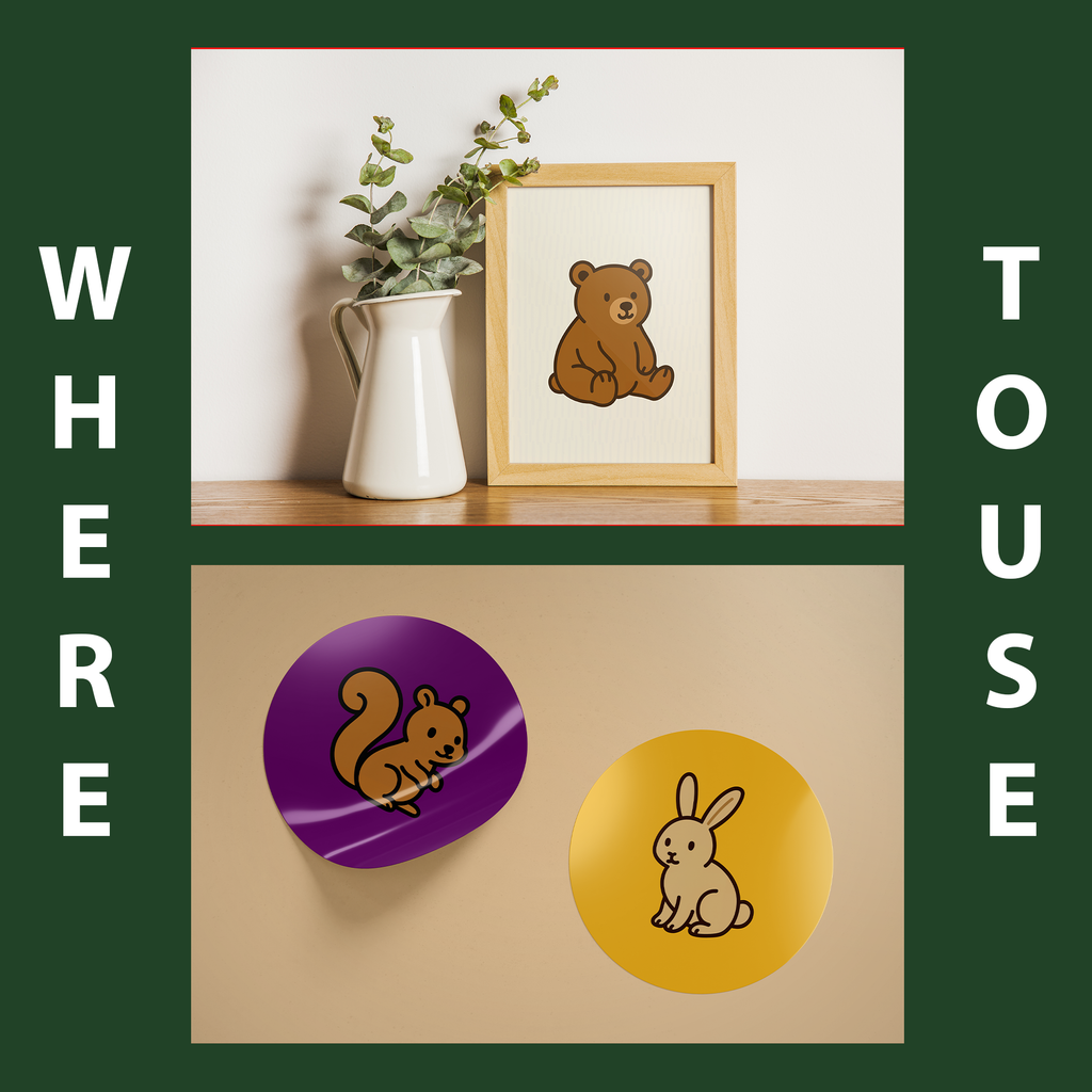 Woodland Animals Clipart: Boho Nursery Decor set of 15 PNG (Digital Product)